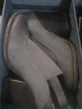 Timberland Grey Suede Ankle Booties